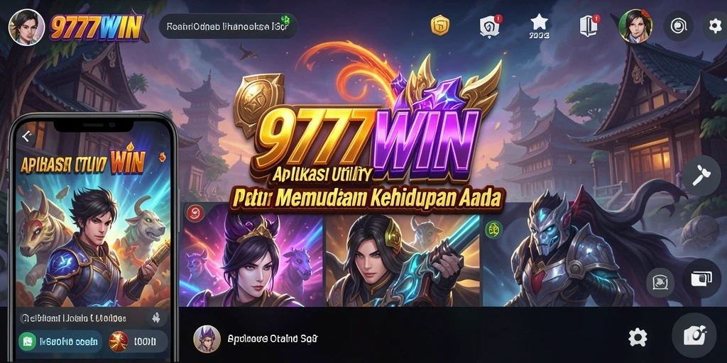 Tampilan screenshot 9777WIN yang menunjukkan fitur Utility yang lengkap.