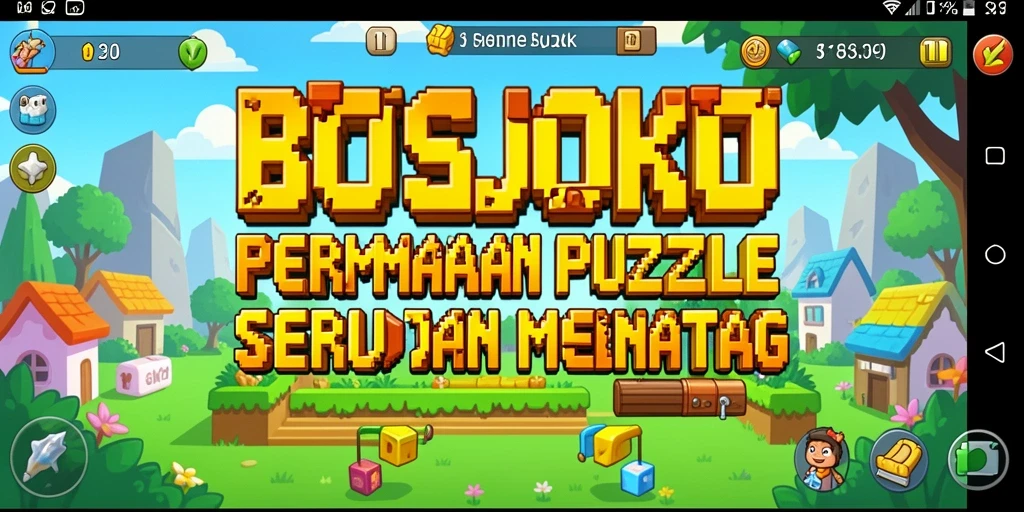 Tampilan gameplay seru dari BOSJOKO yang menantang.