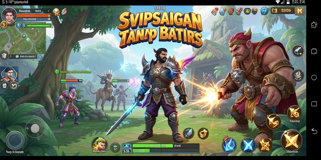 Tampilan gameplay menarik di SVIPSIDN dengan pertarungan RPG yang seru.